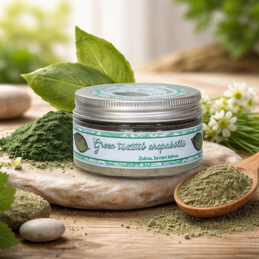 Green tisztító arcpakolás — 50 g